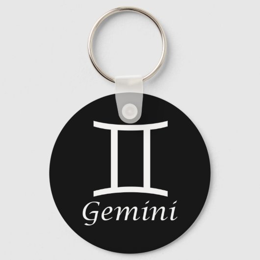 Zodiac Sign "Gemini" Sleutelhanger (Voorkant)