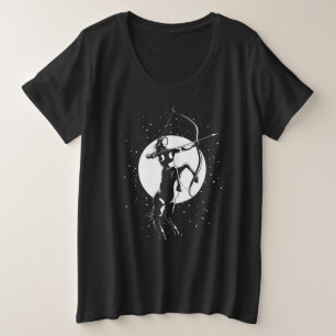 Zodiac Sign Illustration - Sagittarius Grote Maat T-shirt