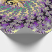 Zodiac Sign Leo Sun Mandala Cadeaupapier (Hoek)