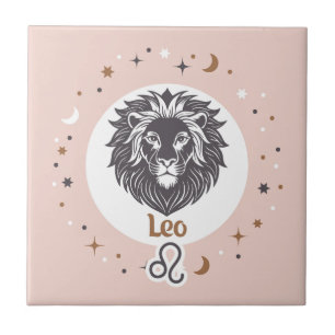 Zodiac Sign Leo Tegeltje