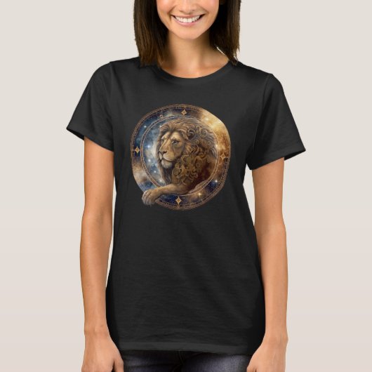 Zodiac Sign LeoLioness T-shirt (Voorkant)