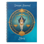Zodiac Sign Libra Dream Journal Notitieboek (Voorkant)