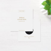 Zodiac Sign Libra Jewelry Display Kaart (Bureau)