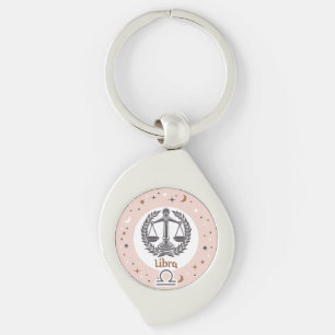 Zodiac Sign Libra Sleutelhanger
