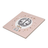 Zodiac Sign Libra Tegeltje (Zijkant)