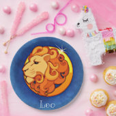 Zodiac_Sign_Lion Papieren Bordje (Feest)