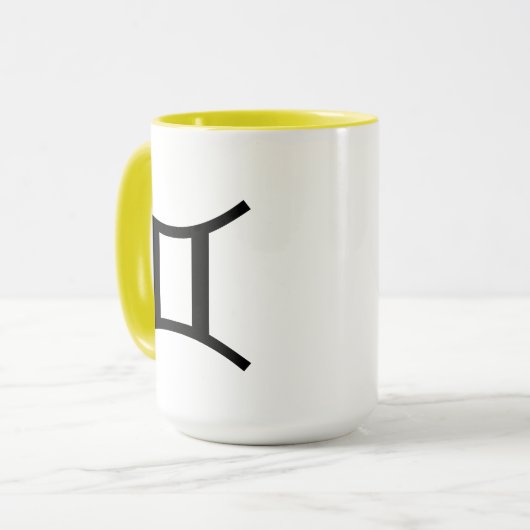 Zodiac Sign Mok - Aangepaste tweekleurige power kl (Voorkant links)