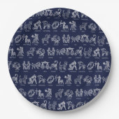 Zodiac Sign Paper Bord (blauw) (Voorkant)