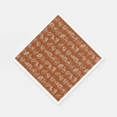 Zodiac Sign Paper Napkin (Oranje) Servet (Hoek)