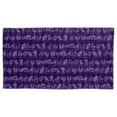 Zodiac Sign Pillow Hoesje (Paarse set van Two) Kussensloop (Voorkant-Links)