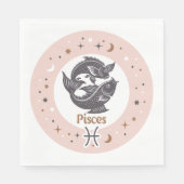 Zodiac Sign Pisces Servet (Voorkant)