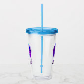 Zodiac Sign Pisces Space Nebula Acryl Drinkbeker (Rechts)