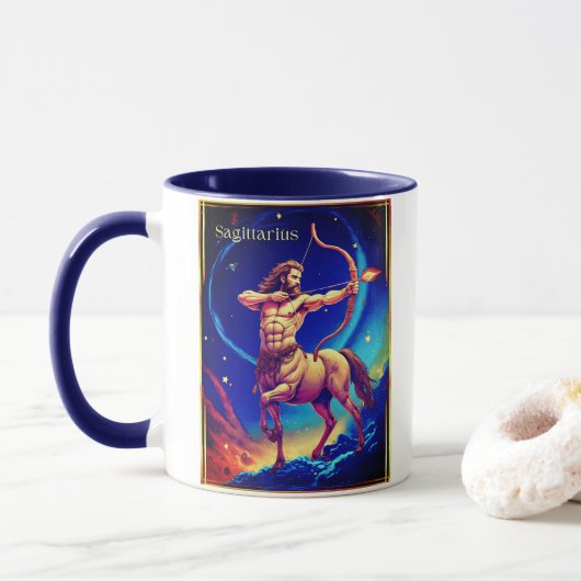 Zodiac Sign Sagittarius as the Celestial Archer Mok (Met donut)