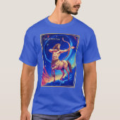 Zodiac Sign Sagittarius as the Celestial Archer T-shirt (Voorkant)