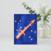 Zodiac sign Sagittarius Briefkaart (Staand voorkant)