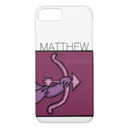 Zodiac Sign Sagittarius gepersonaliseerd Birthday  Case-Mate iPhone 14 Hoesje
