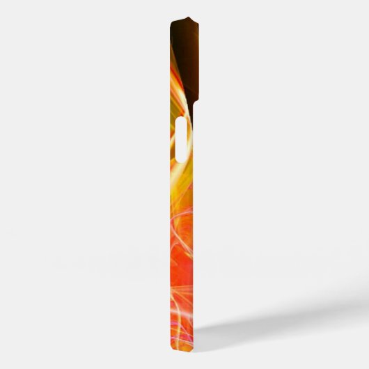 ZODIAC SIGN SAGITTARIUS, Red Yellow Fractal Swirls Case-Mate iPhone Case (Achterkant / Rechts)