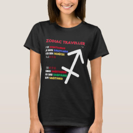 Zodiac sign - Sagittarius T-shirt