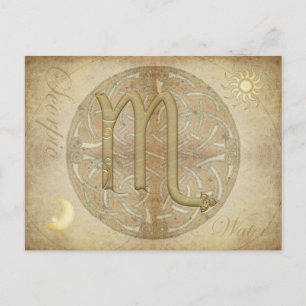 Zodiac Sign Scorpio Briefkaart