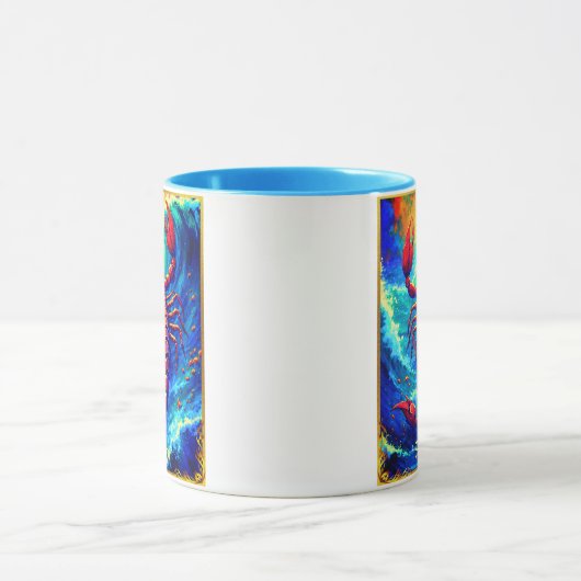 Zodiac Sign Scorpio Emerging from Deep Waters Mok (Midden)