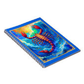 Zodiac Sign Scorpio Emerging from Deep Waters Notitieboek (Rechterzijde)