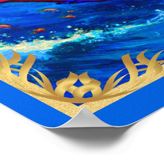 Zodiac Sign Scorpio Emerging from Deep Waters Poster (Hoek)