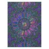 Zodiac Sign Scorpio Mandala Tafelkleed (Voorkant)