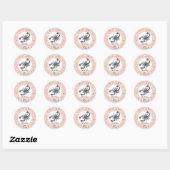 Zodiac Sign Scorpio Ronde Sticker (Vel)