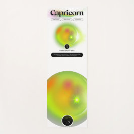 Zodiac Sign Steenbok Quote Earth Element Yoga Mat