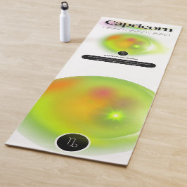 Zodiac Sign Steenbok Quote Earth Element Yoga Mat