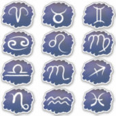 Zodiac Sign Sticker Pack (Voorkant)