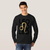 Zodiac Sign Symbol Horoscope Lion Leo T-shirt (Voorkant volledig)