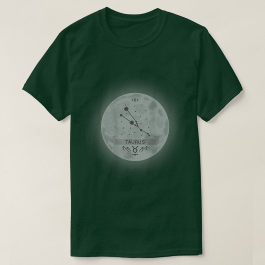 Zodiac Sign Taurus 2600 T-shirt (Design voorkant)