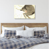 "Zodiac Sign: Taurus" gewikkeld canvas print (Insitu (Slaapkamer))