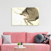 "Zodiac Sign: Taurus" gewikkeld canvas print (Insitu (Woonkamer))