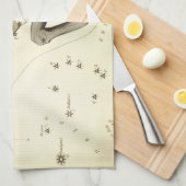 "Zodiac Sign: Taurus" keukenhanddoek (Quarter Fold)