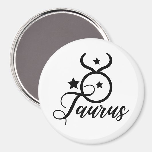 Zodiac Sign Taurus Magneet (Voorkant / Achterkant)