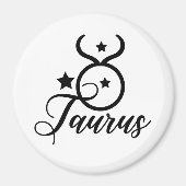 Zodiac Sign Taurus Magneet (Voorkant)