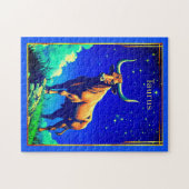 Zodiac Sign Taurus Rooted in Earth and Sky Legpuzzel (Horizontaal)