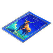 Zodiac Sign Taurus Rooted in Earth and Sky Notitieboek (Linkerzijde)