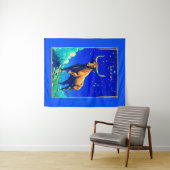 Zodiac Sign Taurus Rooted in Earth and Sky Wandkleed (In Situ (horizontaal))