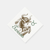 Zodiac Sign Taurus-symbool Servetten (Hoek)