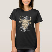 Zodiac Sign Taurus T-shirt (Voorkant)