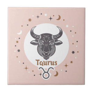 Zodiac Sign Taurus Tegeltje