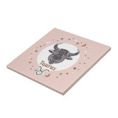 Zodiac Sign Taurus Tegeltje (Zijkant)