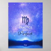 Zodiac Sign Virgo Dreamweaver Star Sky Quote Poste Poster (Voorkant)