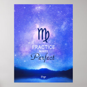 Zodiac Sign Virgo Dreamweaver Star Sky Quote Poste Poster