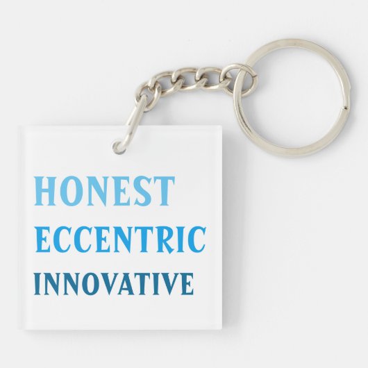  Zodiac-signalen Aquarius 2side Sleutelhanger (Achterkant)