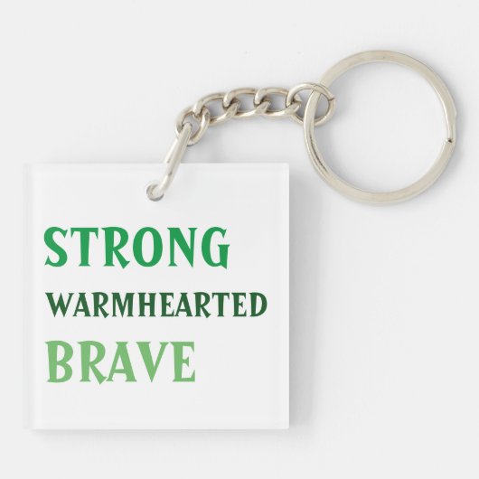 Zodiac-signalen Aries 2-zijdige Sleutelhanger (Achterkant)