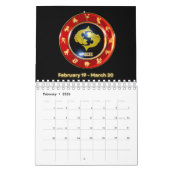 Zodiac-signalen Astrologisch Collectie Wall Agenda Kalender (Feb 2026)